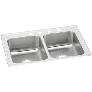 EPSR43222 Celebrity Stainless Steel Double Bowl Kitchen Sink - Brushed Satin