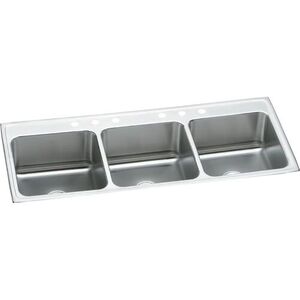 ELTR5422103 Lustertone Triple Bowl Sink Kitchen Sink - Lustrous Satin