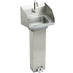 ECHSP1716LRSC Wall Hung Bathroom Sink - Brushed Satin ECHSP1716LRSC Wall Hung Bathroom Sink - Brushed Satin