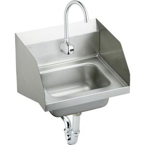 ECHS1716LRSSACMC Wall Hung Bathroom Sink - Brushed Satin ECHS1716LRSSACMC Wall Hung Bathroom Sink - Brushed Satin