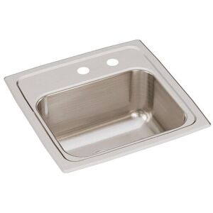 EBLR1516MR2 Lustertone Self-Rimming Bar Sink - Lustrous Satin