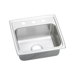 ELRAD1918603 Lustertone Stainless Steel Single Bowl Kitchen Sink - Stainless Steel