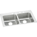 Elkay ELRAD3722650 Lustrous Satin Double Bowl Kitchen Sink