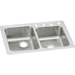 Elkay ELR2500 Lustrous Satin Double Bowl Kitchen Sink