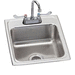 Elkay ELR1720C Lustrous Satin Single Bowl Kitchen Sink