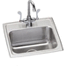 Elkay ELR1716SC Lustrous Satin Single Bowl Kitchen Sink