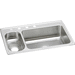 Elkay ELMR33220 Lustertone Double Bowl Kitchen Sink