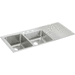 Elkay EILGR5422L0 Lustrous Satin Double Bowl Kitchen Sink