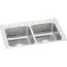 Elkay ELR29185 Lustrous Satin Double Bowl Kitchen Sink