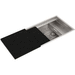 Elkay ECS45BPK Stainless Steel / Black Undermount Single Bowl Kitchen Sink