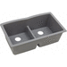 Elkay EELGDULB3322GS0 Greystone Undermount Double Bowl Kitchen Sink