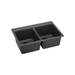 Elkay EELG3322BK0 Black Double Bowl Kitchen Sink