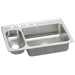 Elkay ELMR3322MR2 Lustertone Double Bowl Kitchen Sink