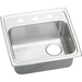 Elkay ELRAD191855R1 Lustrous Satin Single Bowl Kitchen Sink