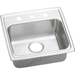 Elkay ELRADQ191855MR2 Lustrous Satin Single Bowl Kitchen Sink