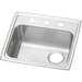 Elkay EPSRADQ191955R1 Brushed Satin Single Bowl Kitchen Sink