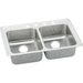 Elkay ELRADQ3321503 Lustrous Satin Double Bowl Kitchen Sink