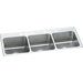 Elkay ELTR6322100 Lustrous Satin Triple Bowl Kitchen Sink