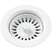 Elkay ELKQS35WH White Drain Strainer