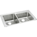 Elkay ELGR37222 Lustrous Satin Double Bowl Kitchen Sink