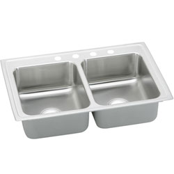 Double Bowl Kitchen Sink 25'' x 19-1/2'' x 7-5/8'' Double Bowl Kitchen Sink 25'' x 19-1/2'' x 7-5/8''