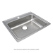 Elkay ELRAD2521550 Lustrous Satin Single Bowl Kitchen Sink