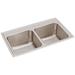 Elkay EDLR3319100 Lustertone Double Bowl Kitchen Sink