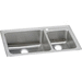 Elkay ELFGR37222 Lustertone Double Bowl Kitchen Sink