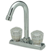 Elkay ELKA2475LF Polished Chrome 4'' Centerset Bar Faucet