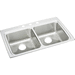 Elkay ELRAD332255MR2 Lustrous Satin Double Bowl Kitchen Sink