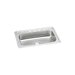 Elkay ECRS33222 Brushed Satin Single Bowl Kitchen Sink