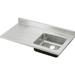 Elkay ES4819R4 Lustrous Satin Single Bowl Kitchen Sink