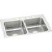 Elkay ELR3722MR2 Lustertone Double Bowl Kitchen Sink