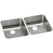 Elkay EELUHAD311845 Lustertone Undermount Double Bowl Kitchen Sink