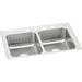 Elkay ELRAD291865MR2 Lustrous Satin Double Bowl Kitchen Sink