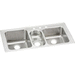 Elkay ELGR43225 Lustertone Triple Bowl Kitchen Sink