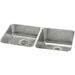 Elkay EELUH311810LDBG Lustrous Satin Undermount Double Bowl Kitchen Sink