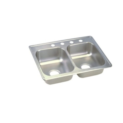 DD225193 Dayton Stainless Steel Double Bowl Kitchen Sink - Stainless Steel DD225193 Dayton Stainless Steel Double Bowl Kitchen Sink - Stainless Steel