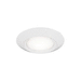 Generation Lighting GL14540S15 White Flush Mount Ceiling Light