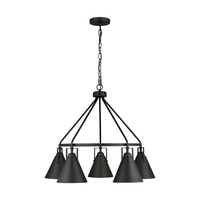  Insdale Mid Sized Chandelier Chandelier - Midnight Black