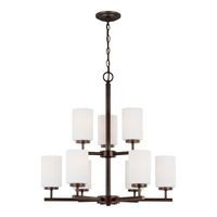  Oslo Mid Sized Chandelier Chandelier - Bronze