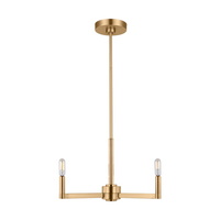  Fullton Mini Chandelier - Satin Brass