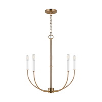  Greenwich Mini Chandelier - Satin Brass
