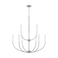  Greenwich Mid Sized Chandelier Chandelier - Brushed Nickel