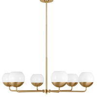  Alvin Large Foyer Chandelier Chandelier - Satin Brass