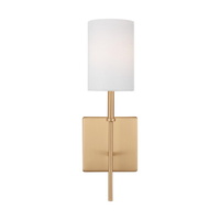  Foxdale 1 Bulb Wall Sconce - Satin Brass