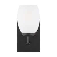  Catlin 1 Bulb Wall Sconce - Midnight Black