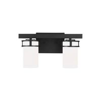  Robie 2 Bulb Bathroom Lighting - Midnight Black