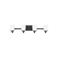  Kemal 4 or More Bulb Bathroom Lighting - Midnight Black