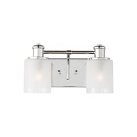  Norwood 2 Bulb Bathroom Lighting - Chrome